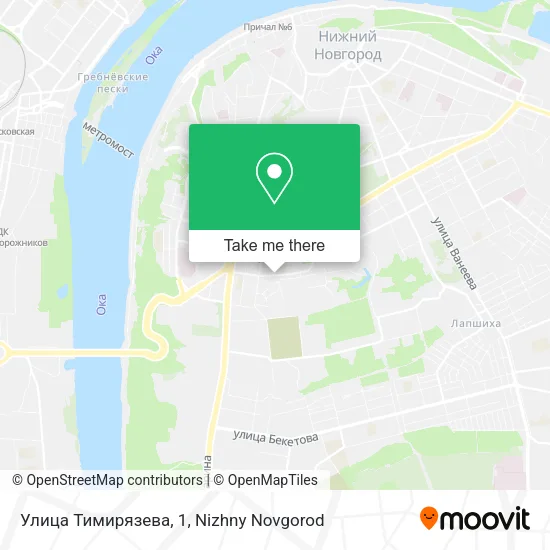 Улица Тимирязева, 1 map