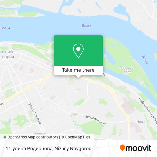 11 улица Родионова map