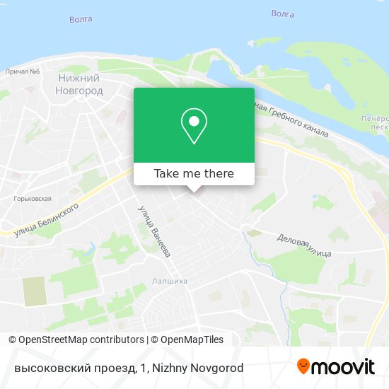 высоковский проезд, 1 map
