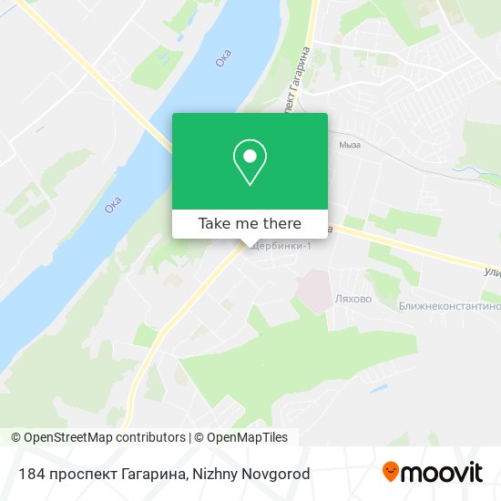 184 проспект Гагарина map