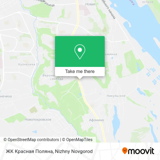 ЖК Красная Поляна map