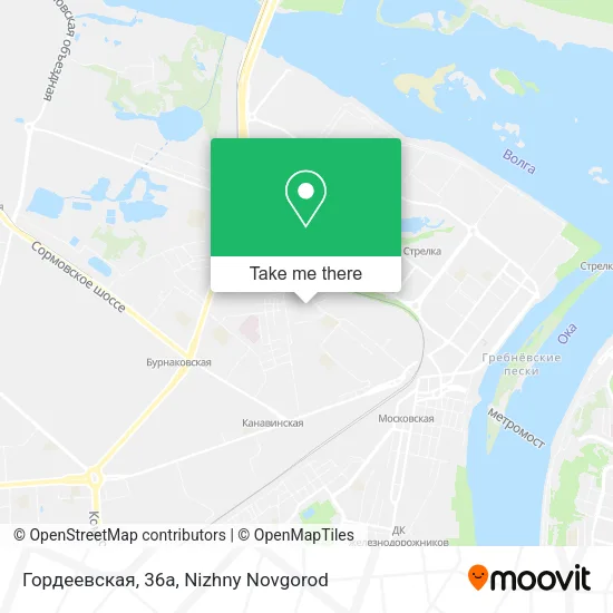 Гордеевская, 36а map