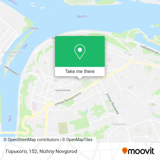 Горького, 152 map