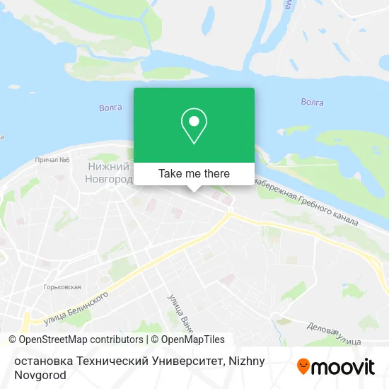 остановка Технический Университет map