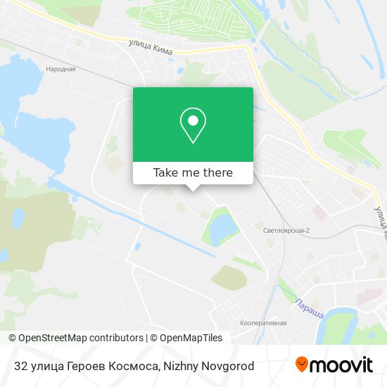 32 улица Героев Космоса map