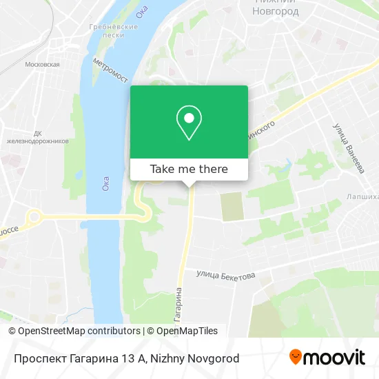 Проспект Гагарина 13 А map