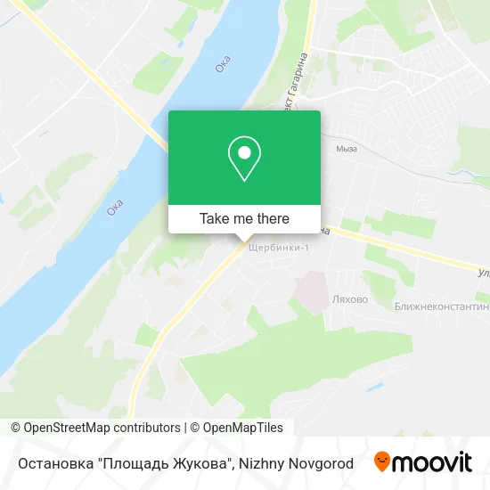 Остановка "Площадь Жукова" map
