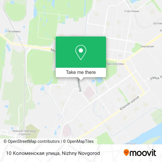 10 Коломенская улица map