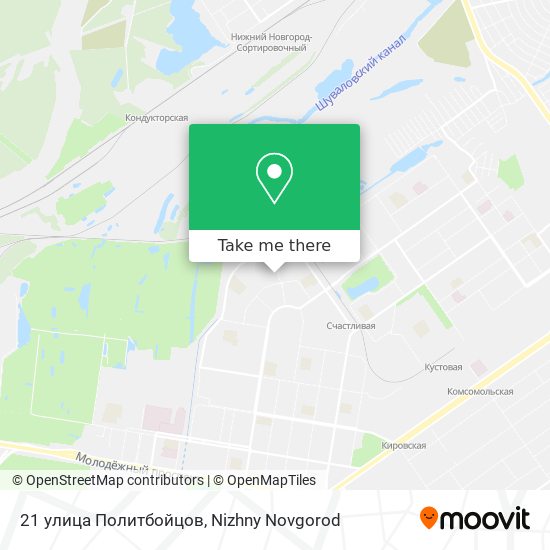 21 улица Политбойцов map