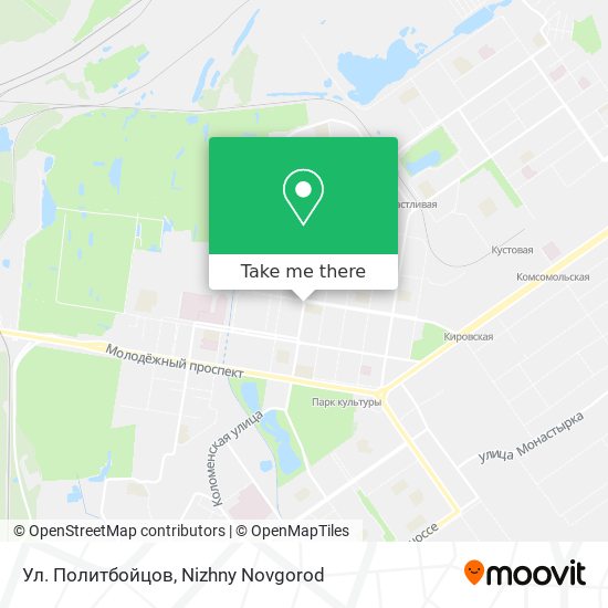 Ул. Политбойцов map