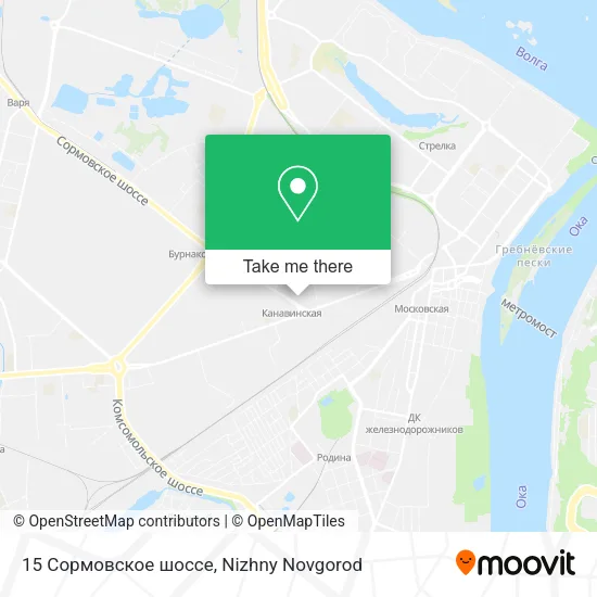 15 Сормовское шоссе map