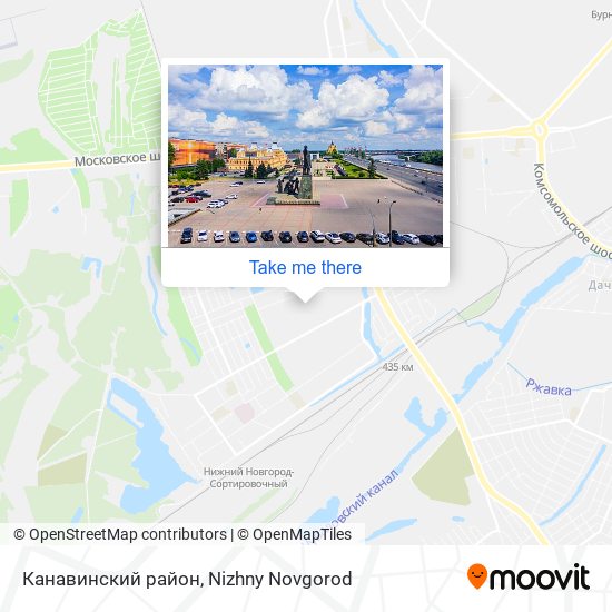Канавинский район map