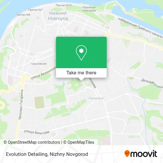 Evolution Detailing map