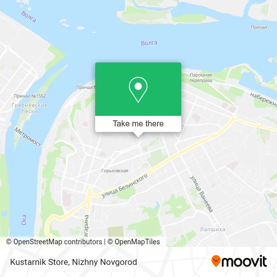 Kustarnik Store map