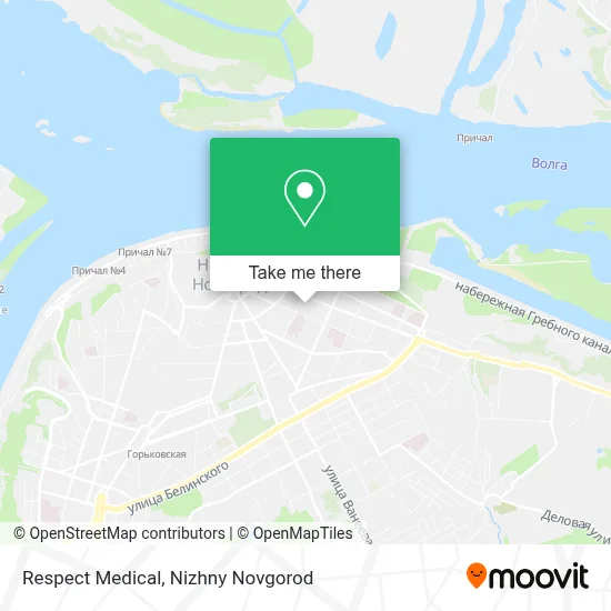 Respect Medical map