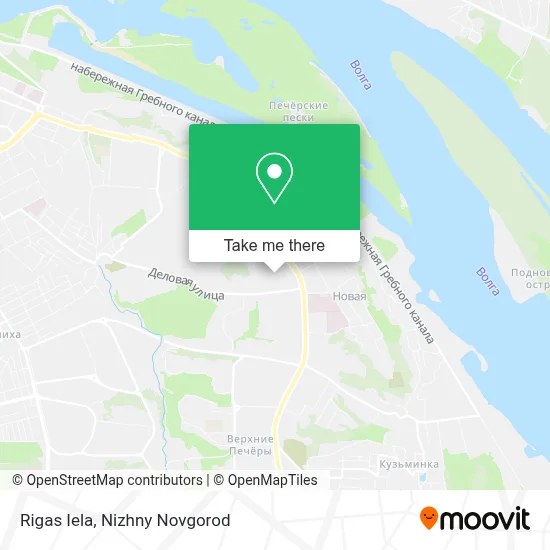 Rigas Iela map