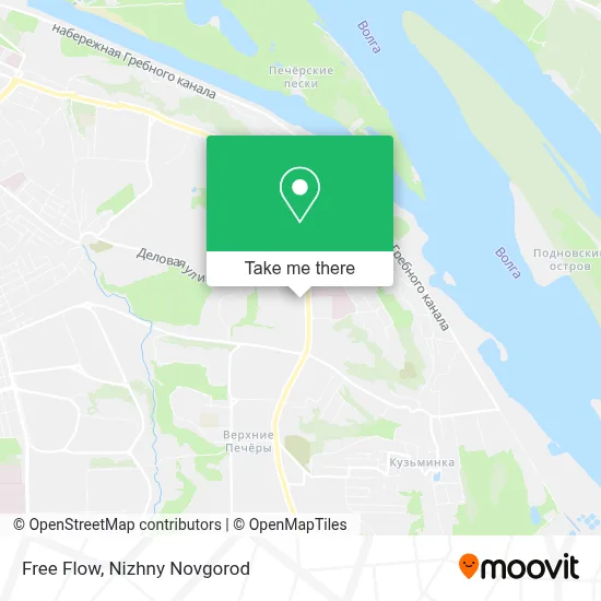 Free Flow map