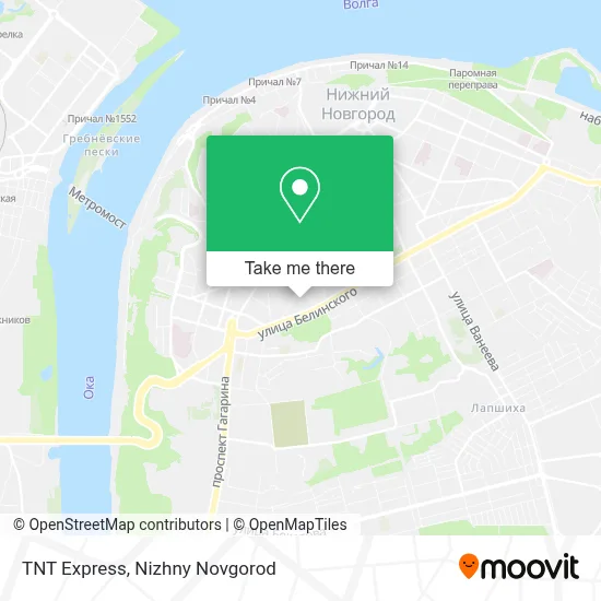 TNT Express map