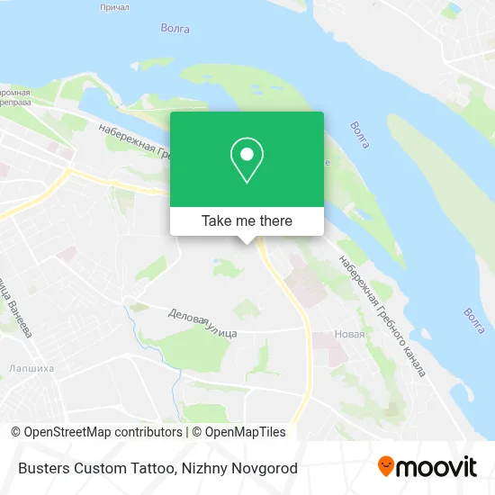 Busters Custom Tattoo map