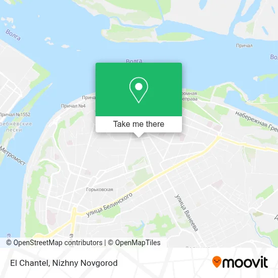El Chantel map