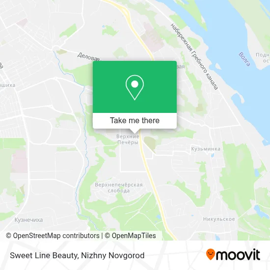 Sweet Line Beauty map