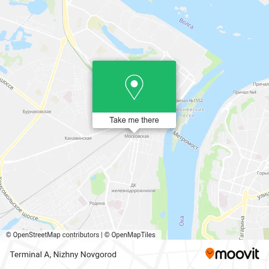 Terminal A map