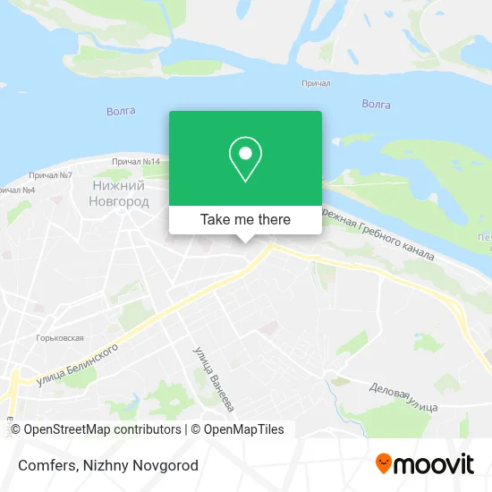 Comfers map
