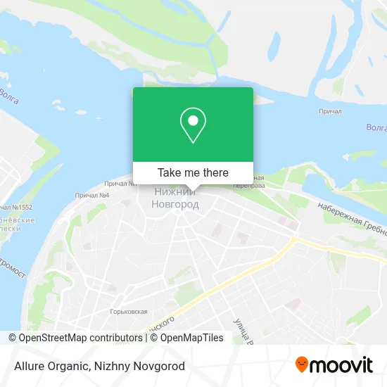 Allure Organic map