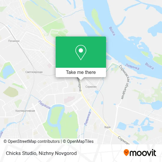 Chicks Studio map