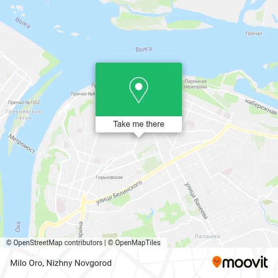 Milo Oro map