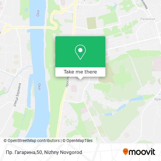 Пр. Гагарина,50 map