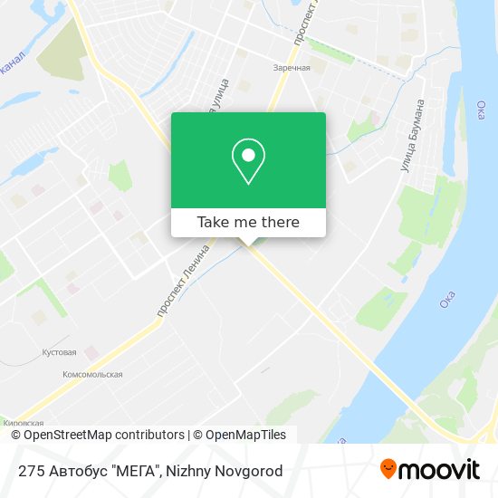 275 Автобус "МЕГА" map
