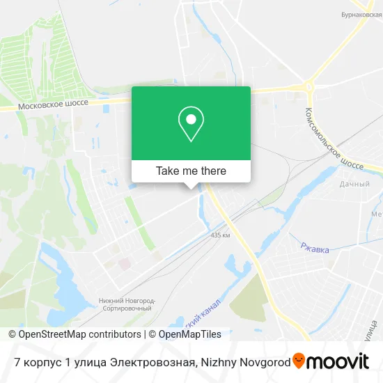 7 корпус 1 улица Электровозная map