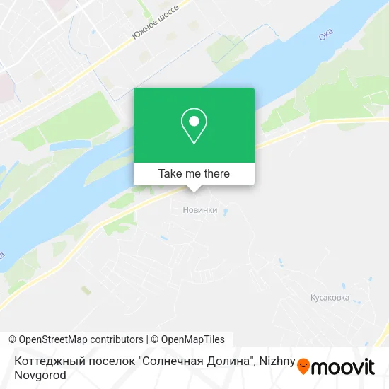 Коттеджный поселок "Солнечная Долина" map