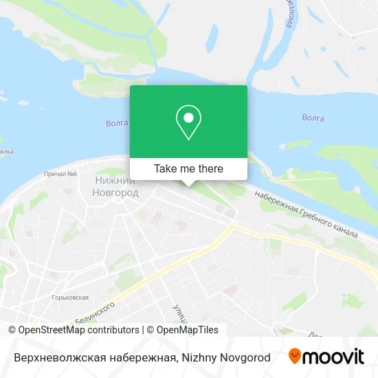 Верхневолжская набережная map