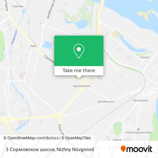 3 Сормовское шоссе map