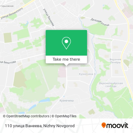 110 улица Ванеева map