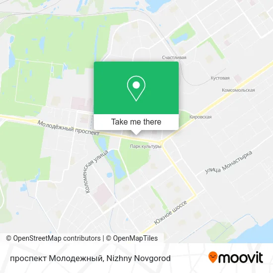 проспект Молодежный map