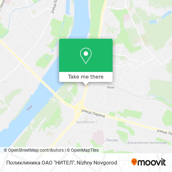 Поликлиника ОАО "НИТЕЛ" map