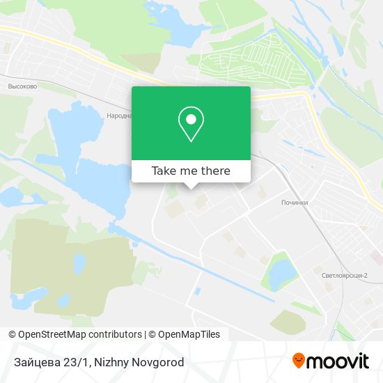 Зайцева 23/1 map