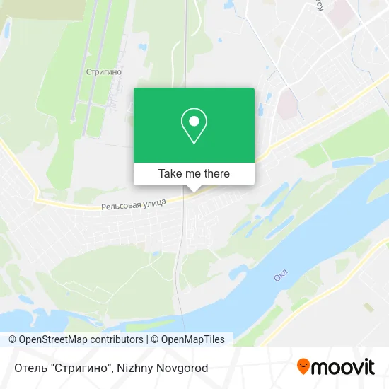 Отель "Стригино" map