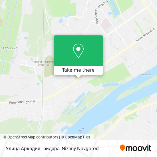 Улица Аркадия Гайдара map
