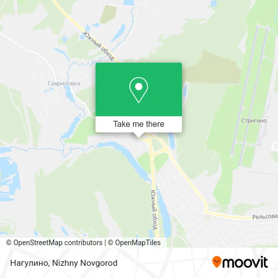 Нагулино map