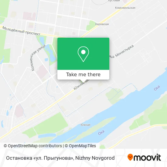 Остановка «ул. Прыгунова» map