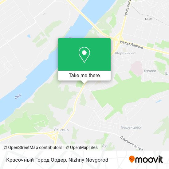 Красочный Город Ордер map