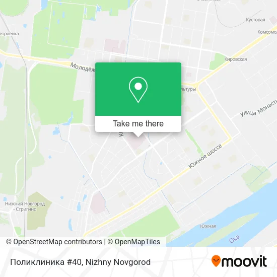 Поликлиника #40 map