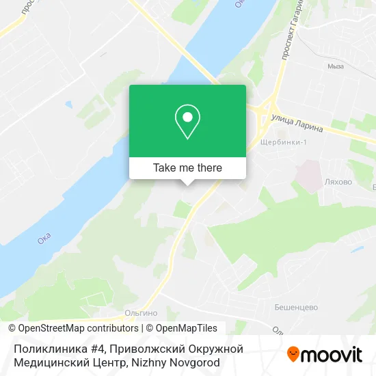 Поликлиника #4, Приволжский Окружной Медицинский Центр map