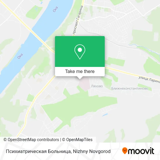 Психиатрическая Больница map