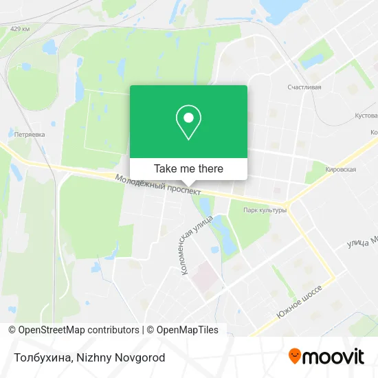 Толбухина map