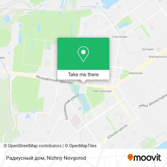 Радиусный дом map